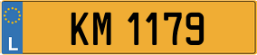 Truck License Plate